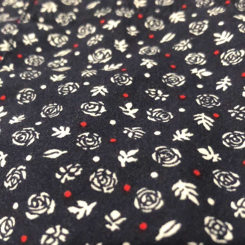 Denim & Flower Button Down Shirt - Picture 5 of 9